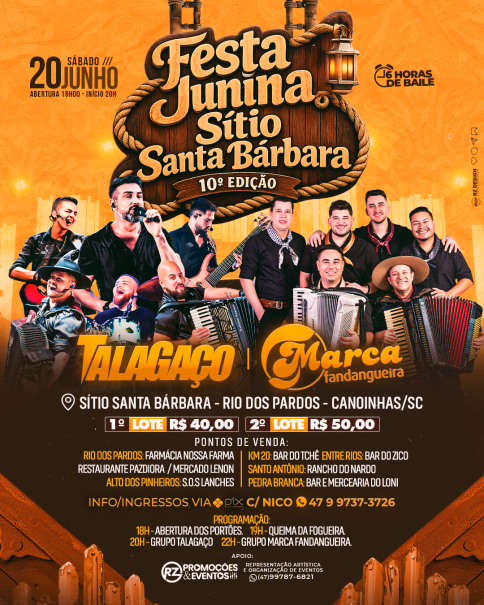 FESTA JUNINA - TALAGAÇO + MARCA FANDAGUEIRA